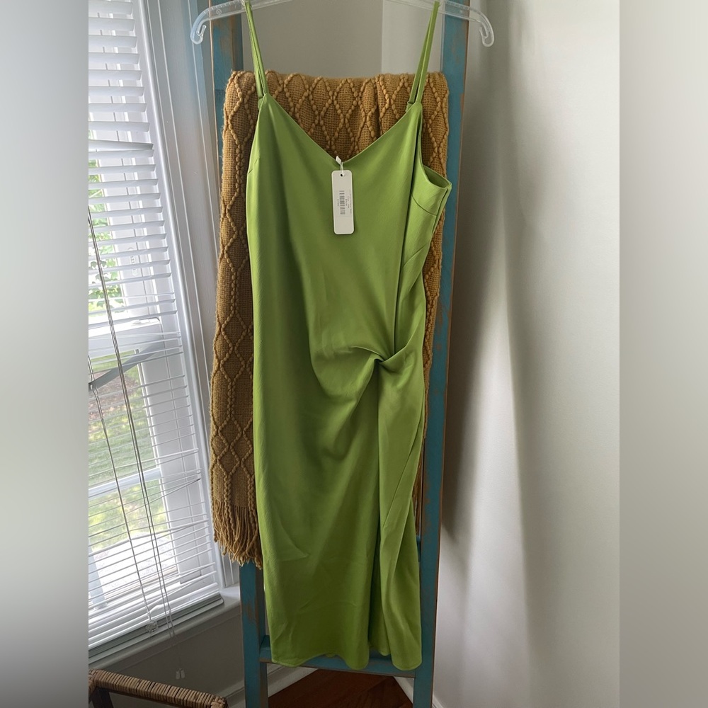 Glam Lime Green Dress